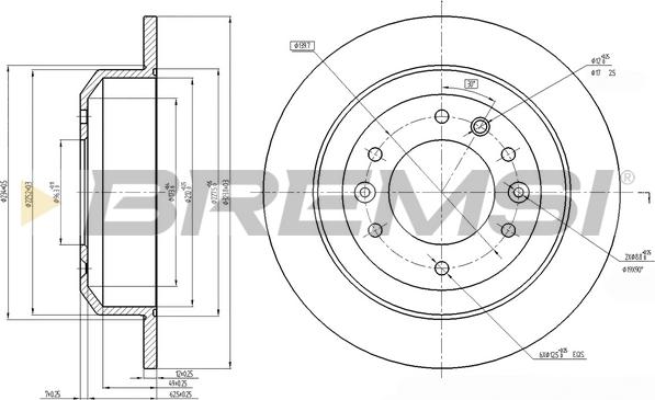 Bremsi CD7901S - Kočioni disk www.molydon.hr