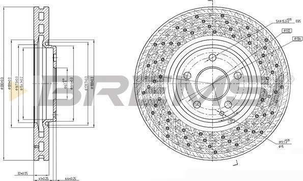 Bremsi CD7981VLS - Kočioni disk www.molydon.hr