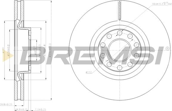 Bremsi CD7983V - Kočioni disk www.molydon.hr