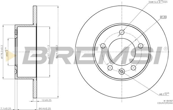 Bremsi CD7975S - Kočioni disk www.molydon.hr