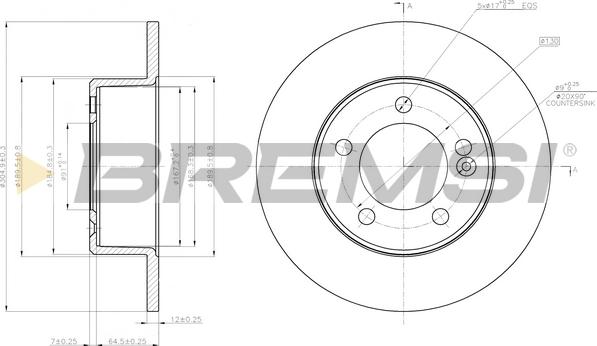 Bremsi CD7976S - Kočioni disk www.molydon.hr