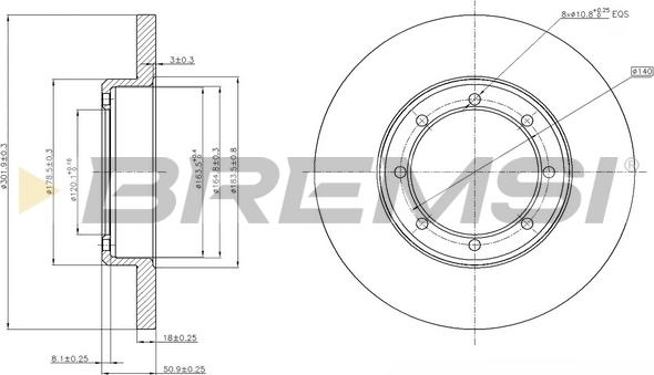 Bremsi CD7977S - Kočioni disk www.molydon.hr