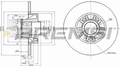 Bremsi CD7498S - Kočioni disk www.molydon.hr