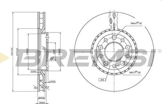 Bremsi CD7449V - Kočioni disk www.molydon.hr