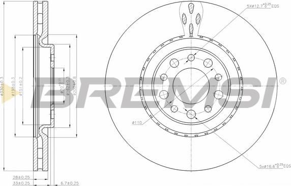 Bremsi CD7455V - Kočioni disk www.molydon.hr