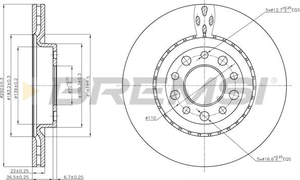 Bremsi CD7456V - Kočioni disk www.molydon.hr