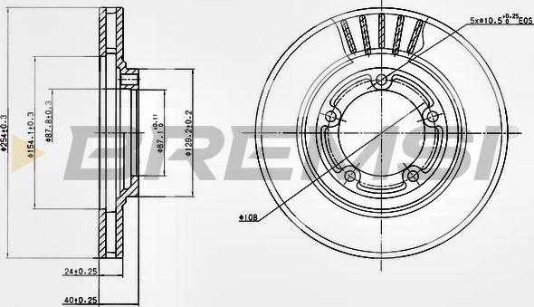 Bremsi CD7404V - Kočioni disk www.molydon.hr