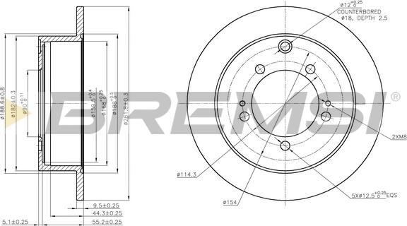 Bremsi CD7410S - Kočioni disk www.molydon.hr