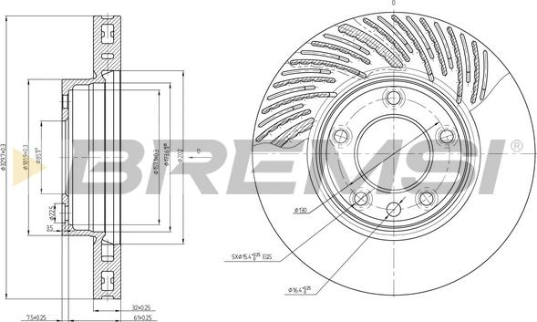 Bremsi CD7591VLS - Kočioni disk www.molydon.hr