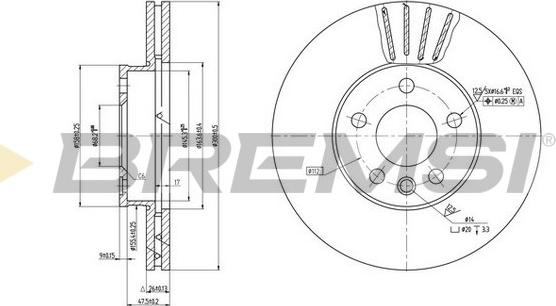 Bremsi CD7559V - Kočioni disk www.molydon.hr