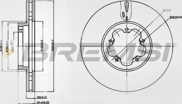 Bremsi CD7555V - Kočioni disk www.molydon.hr