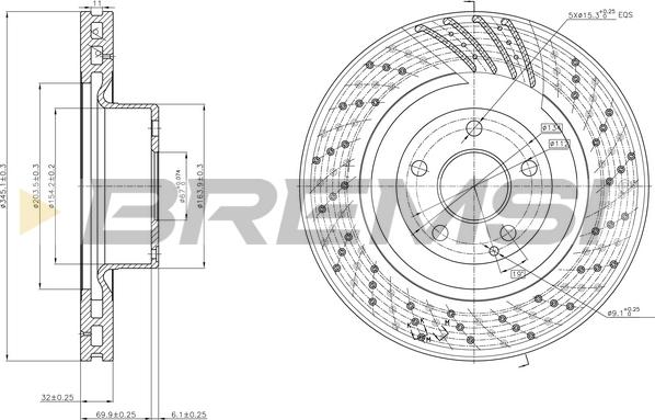 Bremsi CD7586V - Kočioni disk www.molydon.hr