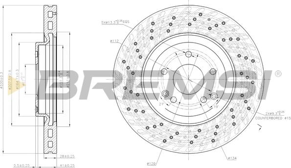 Bremsi CD7582V - Kočioni disk www.molydon.hr