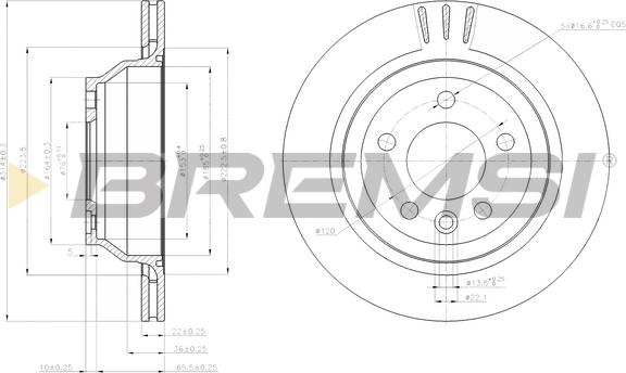 Bremsi CD7698V - Kočioni disk www.molydon.hr