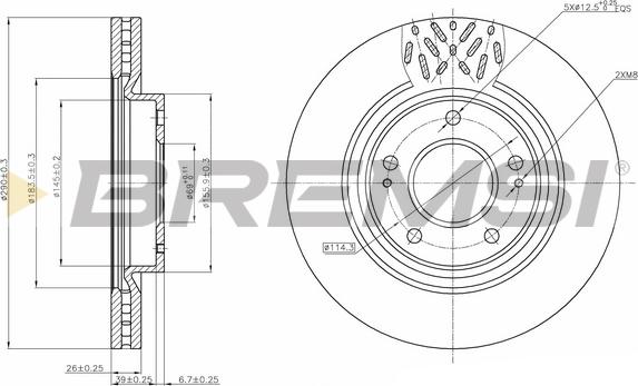 Bremsi CD7659V - Kočioni disk www.molydon.hr