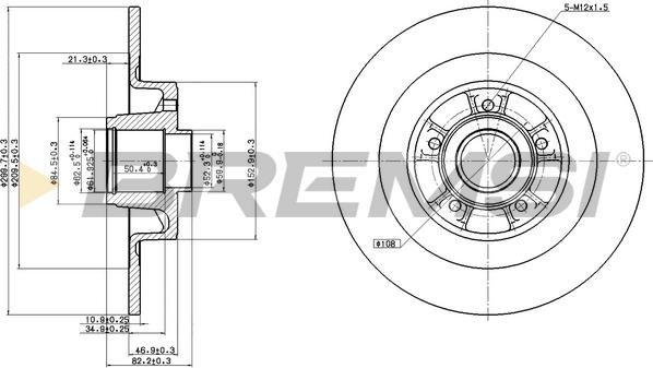 Bremsi CD7655S - Kočioni disk www.molydon.hr