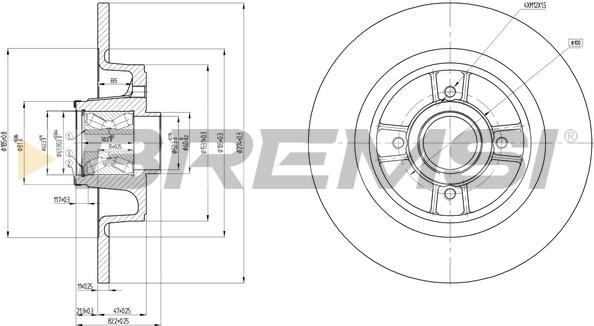 Bremsi CD7656S - Kočioni disk www.molydon.hr