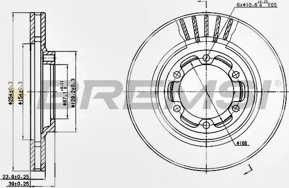 Bremsi CD7685V - Kočioni disk www.molydon.hr