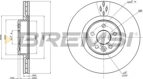 Bremsi CD7680V - Kočioni disk www.molydon.hr