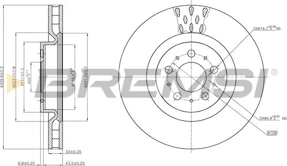 Bremsi CD7682V - Kočioni disk www.molydon.hr