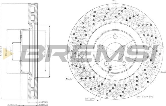 Bremsi CD7637V - Kočioni disk www.molydon.hr