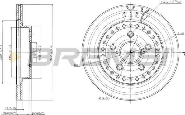 Bremsi CD7009V - Kočioni disk www.molydon.hr