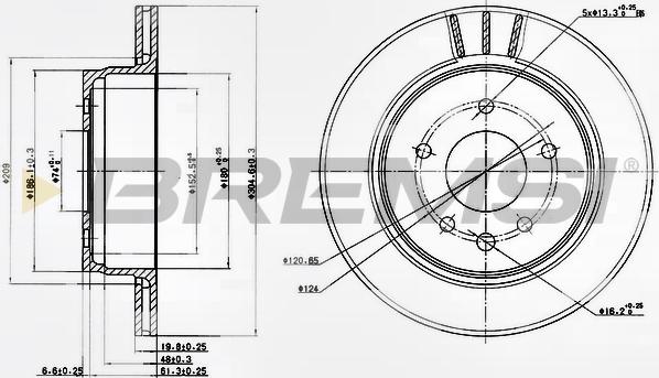 Bremsi CD7004V - Kočioni disk www.molydon.hr