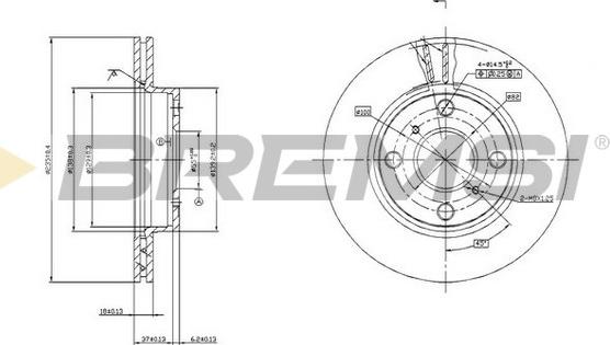 Bremsi CD7084V - Kočioni disk www.molydon.hr