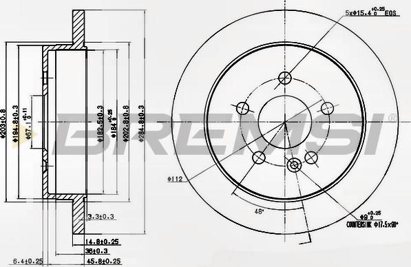 Bremsi CD7037S - Kočioni disk www.molydon.hr