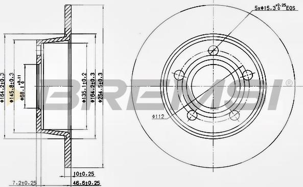 Bremsi CD7190S - Kočioni disk www.molydon.hr