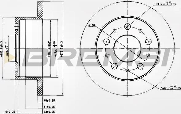 Bremsi CD7145S - Kočioni disk www.molydon.hr