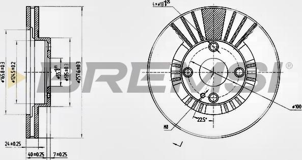 Bremsi CD7105V - Kočioni disk www.molydon.hr