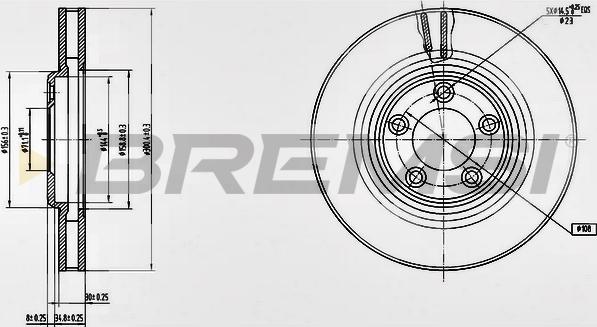 Bremsi CD7107V - Kočioni disk www.molydon.hr