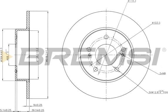 Bremsi CD7110S - Kočioni disk www.molydon.hr