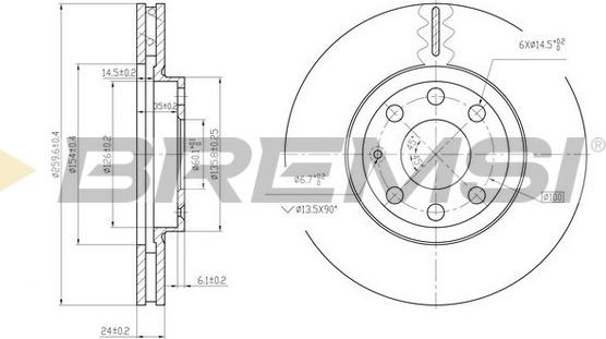 Bremsi CD7131V - Kočioni disk www.molydon.hr