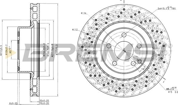 Bremsi CD7120V - Kočioni disk www.molydon.hr