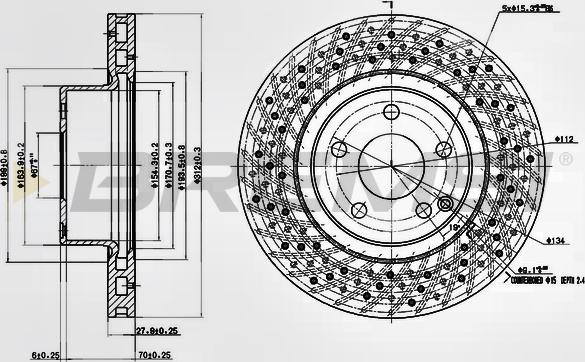 Bremsi CD7121V - Kočioni disk www.molydon.hr