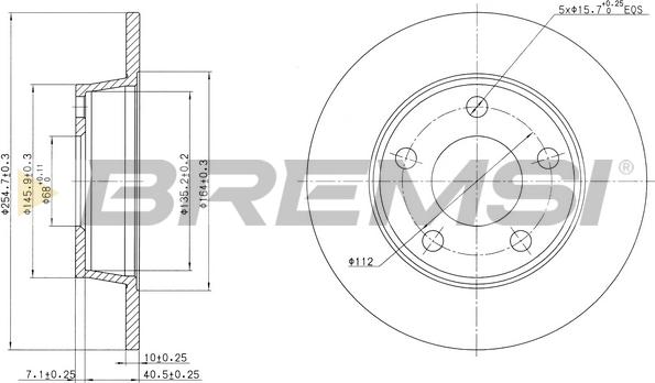 Bremsi CD7177S - Kočioni disk www.molydon.hr