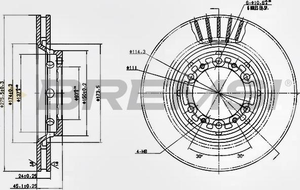 Bremsi CD7892V - Kočioni disk www.molydon.hr