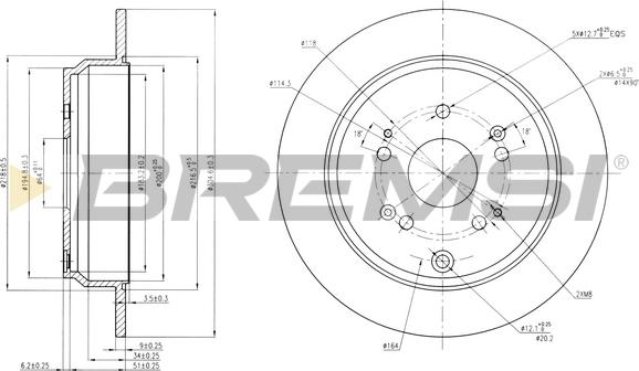 Bremsi CD7860S - Kočioni disk www.molydon.hr