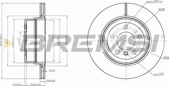 Bremsi CD7868V - Kočioni disk www.molydon.hr