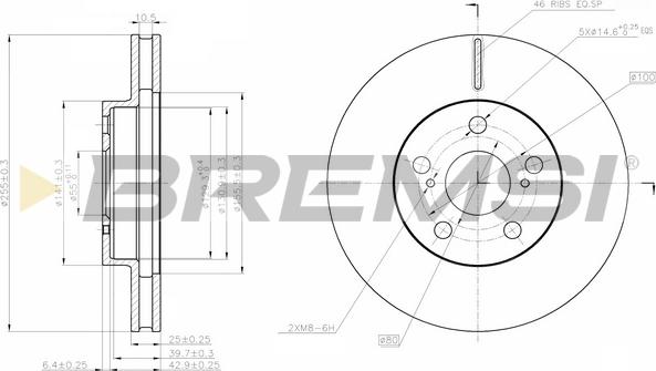 Bremsi CD7882V - Kočioni disk www.molydon.hr