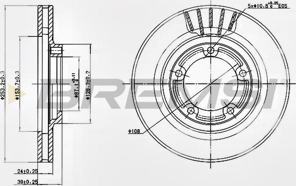 Bremsi CD7822V - Kočioni disk www.molydon.hr