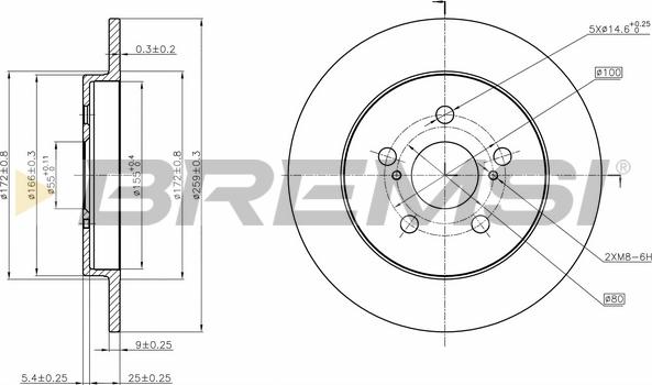 Bremsi CD7875S - Kočioni disk www.molydon.hr