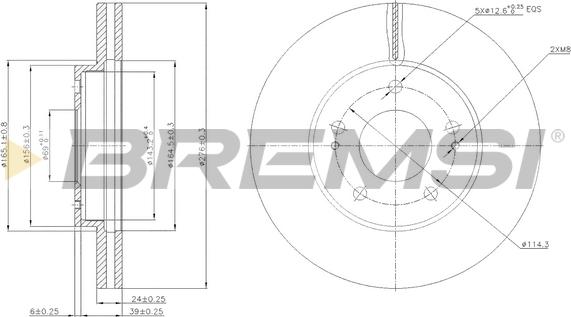 Bremsi CD7393V - Kočioni disk www.molydon.hr