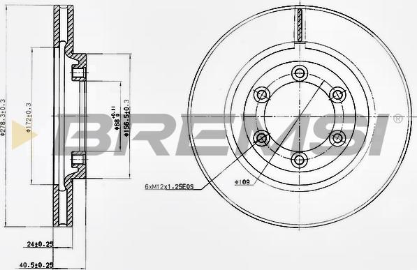 Bremsi CD7346V - Kočioni disk www.molydon.hr