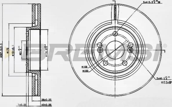 Bremsi CD7368V - Kočioni disk www.molydon.hr