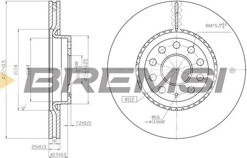 Bremsi CD7305V - Kočioni disk www.molydon.hr