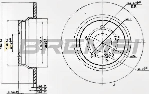 Bremsi CD7308S - Kočioni disk www.molydon.hr