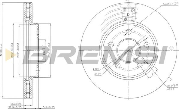 Bremsi CD7316V - Kočioni disk www.molydon.hr